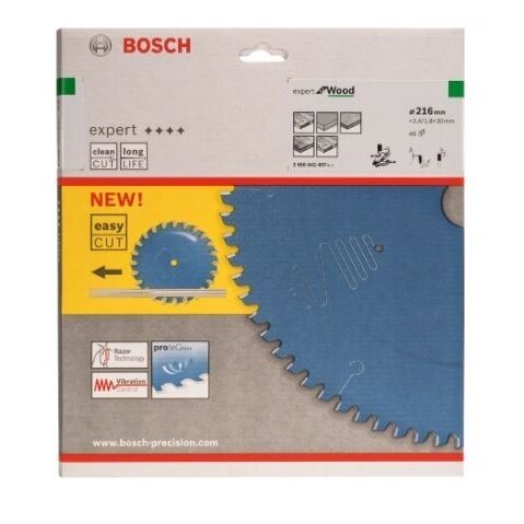 Pjov. diskas medienai Bosch Expert for Construct Wood, 216x30x2,4mm, Z48, 2608642497 1 Pjov. diskas medienai Bosch Expert for Construct Wood, 216x30x2,4mm, Z48, 2608642497 1