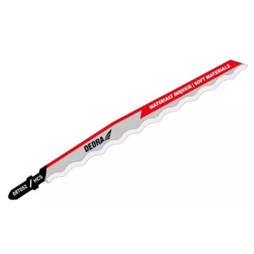 Pjūklo geležtės gumai, kartonui Dedra 08T052, 150 mm, 2 vnt. 1 Pjūklo geležtės gumai, kartonui Dedra 08T052, 150 mm, 2 vnt. 1