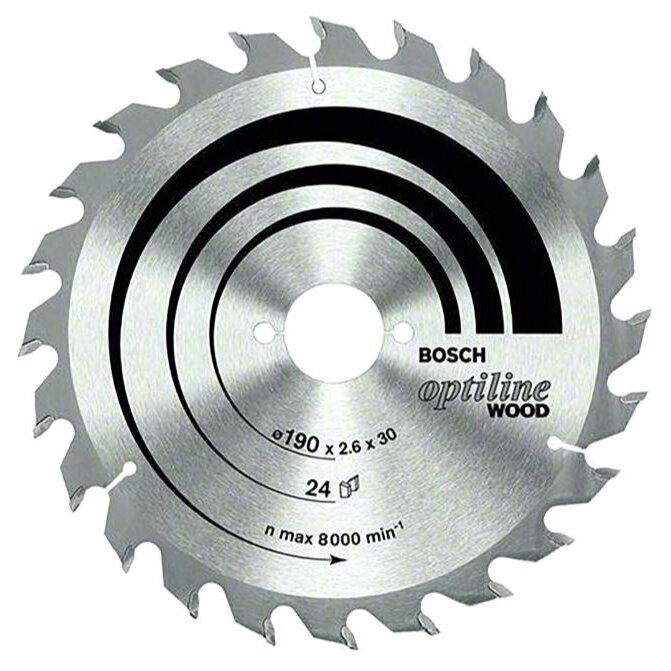 Pjovimo diskas Bosch 184x2,5x20/16, 40z, 2608640853 Pjovimo diskas Bosch 184x2,5x20/16, 40z, 2608640853