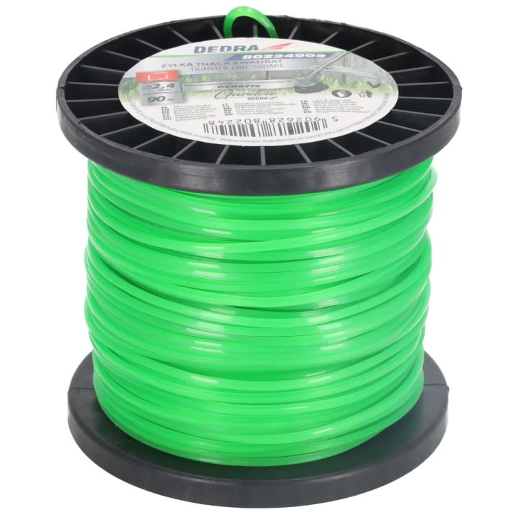 Pjovimo valas DEDRA GARDEN 80Z24902, 2,4 mm x 90 m Pjovimo valas DEDRA GARDEN 80Z24902, 2,4 mm x 90 m