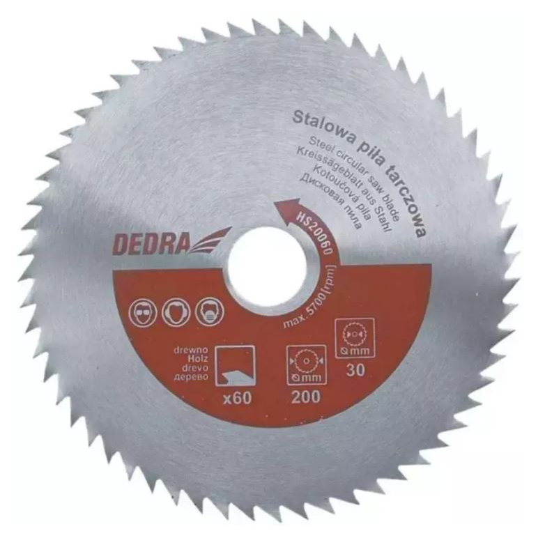 Pjovimo diskas medienai, plienui Dedra HS500120, 500x30mm Pjovimo diskas medienai, plienui Dedra HS500120, 500x30mm