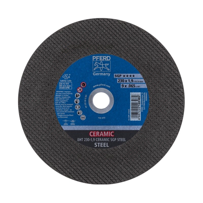 Pjovimo diskas PFERD EHT 230-1,9 Ceramic SGP Steel