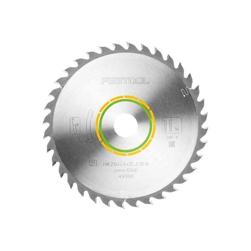 Pjovimo diskas WOOD UNIVERSAL Festool HW 210x2,4x30 W36 (493198) 1