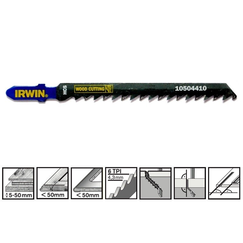 Pjūklelis medžiui 100 mm „IRWIN" T144DP Pjūklelis medžiui 100 mm „IRWIN" T144DP
