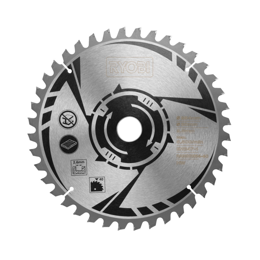 Pjovimo diskas Ryobi RAMSB254-40, 254 mm Pjovimo diskas Ryobi RAMSB254-40, 254 mm