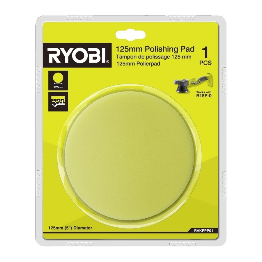 Poliravimo pagalvėlė Ryobi RAKPPP01, 125 mm Poliravimo pagalvėlė Ryobi RAKPPP01, 125 mm