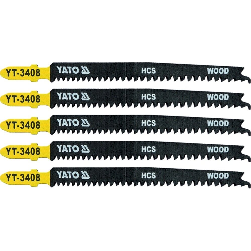 Pjūkliukai siaurapjūkliui 5vnt, 13~8TPI / 2~3mm, ilgi (medis) (YT-3408) Pjūkliukai siaurapjūkliui 5vnt, 13~8TPI / 2~3mm, ilgi (medis) (YT-3408)