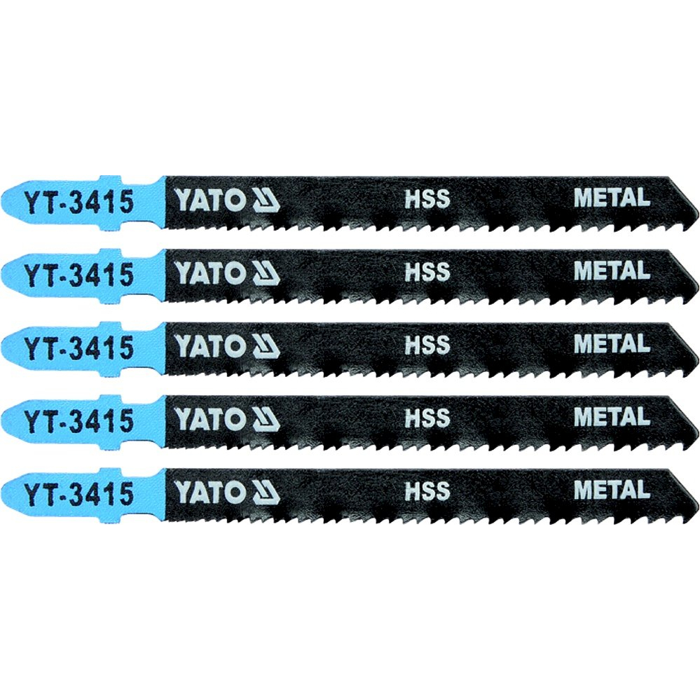 Pjūkliukai siaurapjūkliui 5vnt, 24~10TPI / 1.2 ~2.6mm (metalui, aliuminiui) (YT-3415) Pjūkliukai siaurapjūkliui 5vnt, 24~10TPI / 1.2 ~2.6mm (metalui, aliuminiui) (YT-3415)