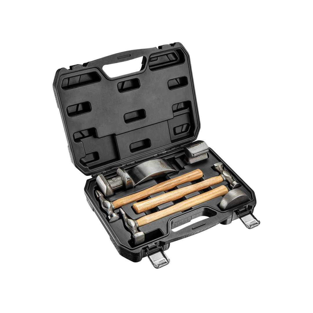 Plaktukas kėbulo remontui 7 vnt. rinkinys Plaktukas kėbulo remontui 7 vnt. rinkinys