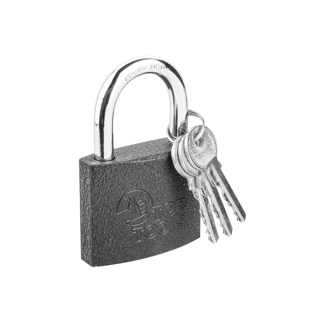 Plieninė Spyna pakabinama, 60 mm, 3 raktai Plieninė Spyna pakabinama, 60 mm, 3 raktai