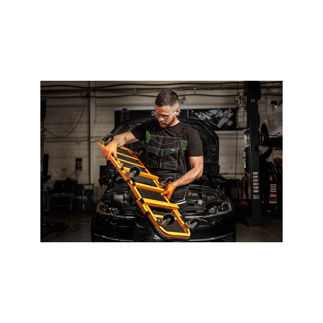 Plieninis automobilinis skreperis sulankstomas 2 in 1 3