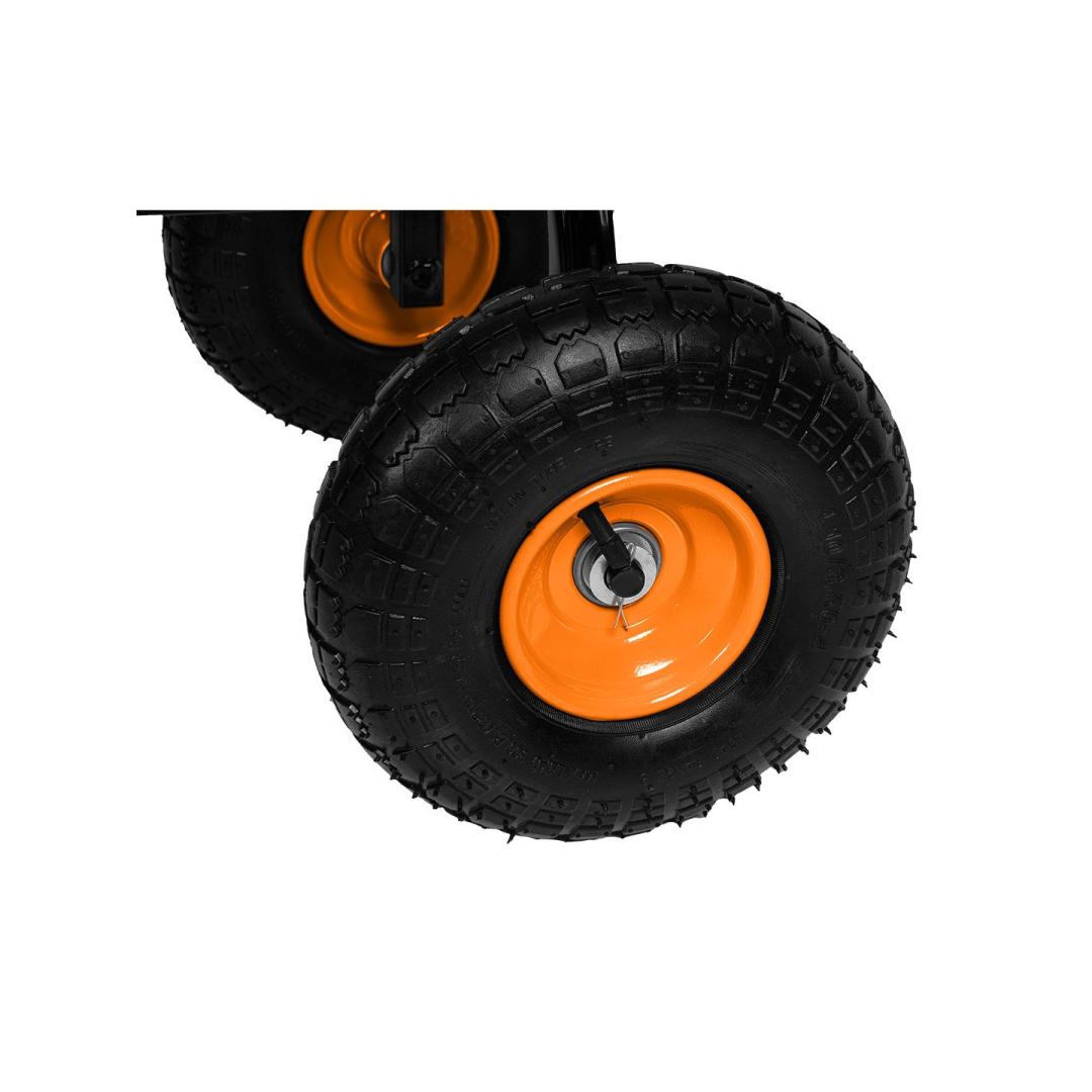 Plieninis sodo vežimėlis 300kg 5