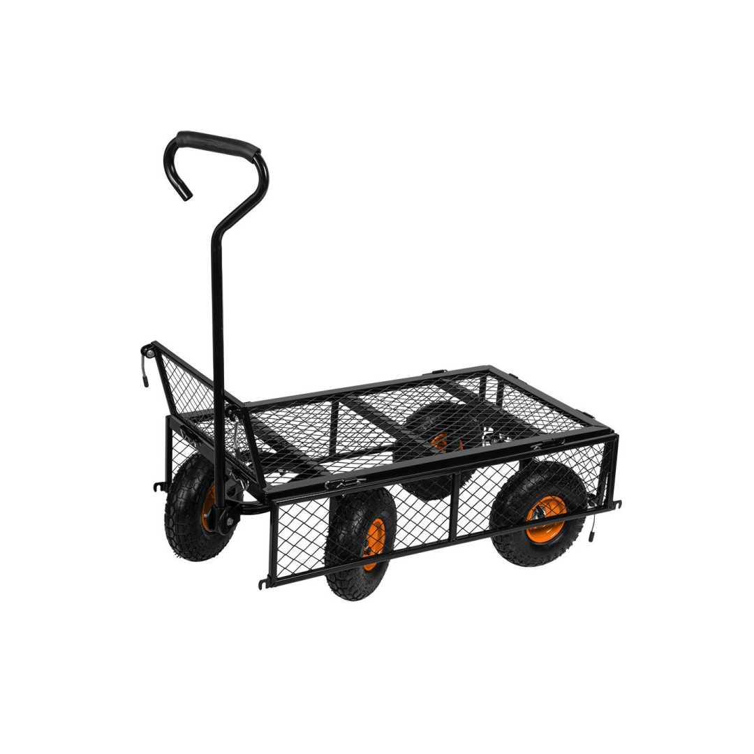 Plieninis sodo vežimėlis 300kg 8