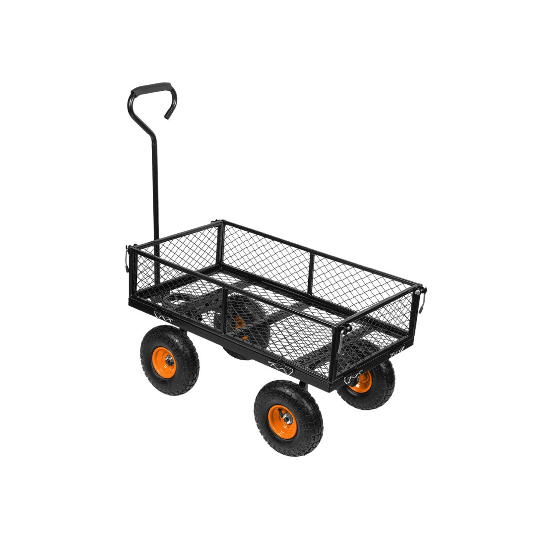 Plieninis sodo vežimėlis 300kg