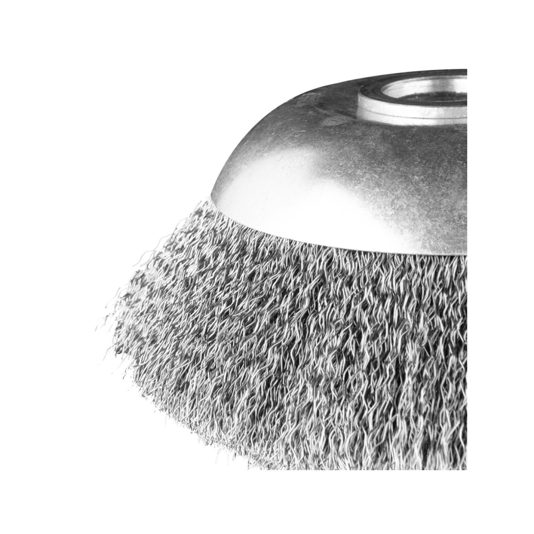 Plieninis vielinis šepetys dujiniam pjaustytuvui 150 x 25,4 mm, minkštas 3 Plieninis vielinis šepetys dujiniam pjaustytuvui 150 x 25,4 mm, minkštas 3