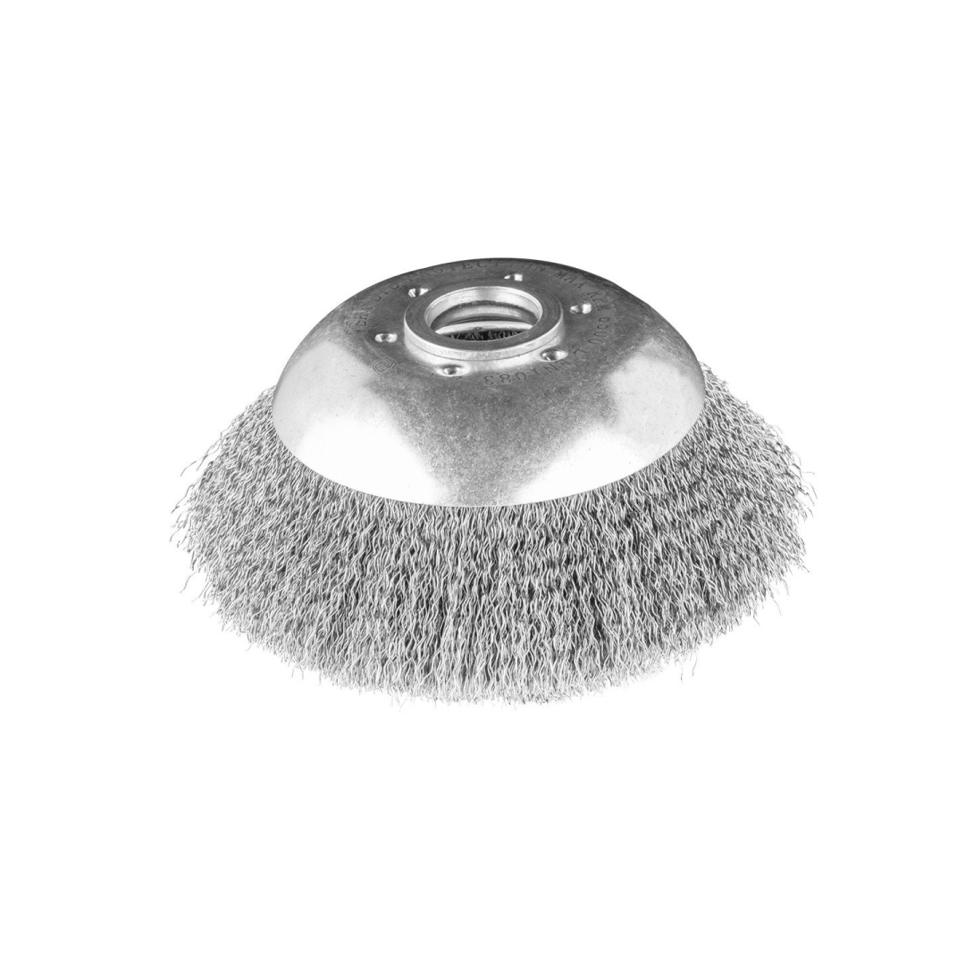 Plieninis vielinis šepetys dujiniam pjaustytuvui 150 x 25,4 mm, minkštas Plieninis vielinis šepetys dujiniam pjaustytuvui 150 x 25,4 mm, minkštas