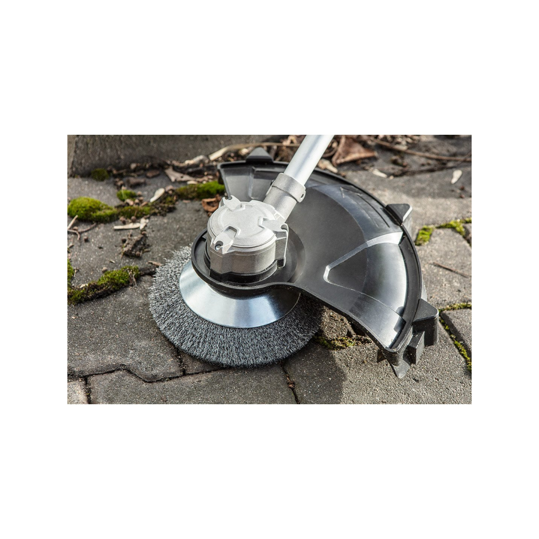 Plieninis vielinis šepetys dujiniam pjaustytuvui 200 x 25,4 mm, minkštas 2