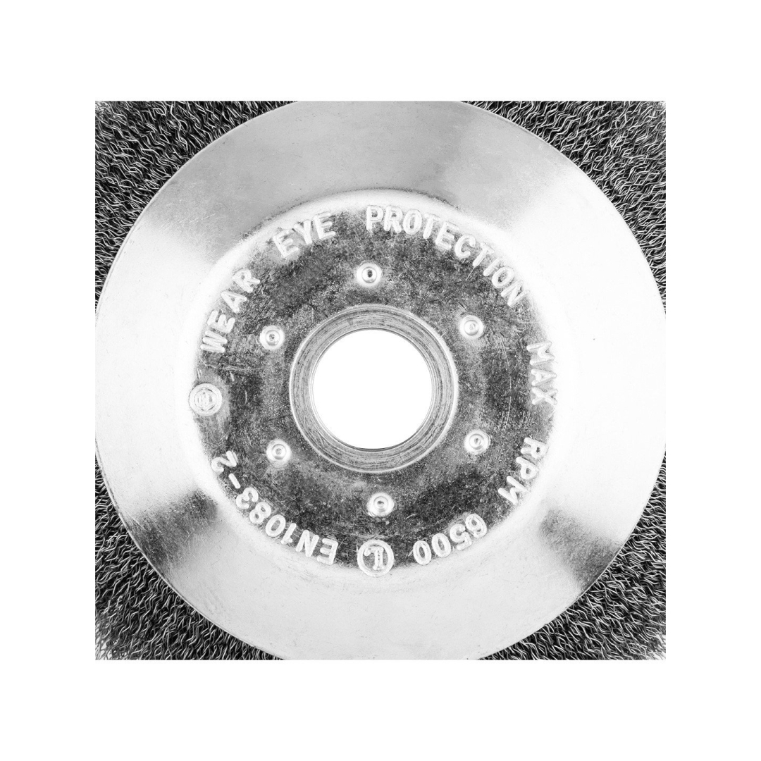 Plieninis vielinis šepetys dujiniam pjaustytuvui 200 x 25,4 mm, minkštas 4 Plieninis vielinis šepetys dujiniam pjaustytuvui 200 x 25,4 mm, minkštas 4