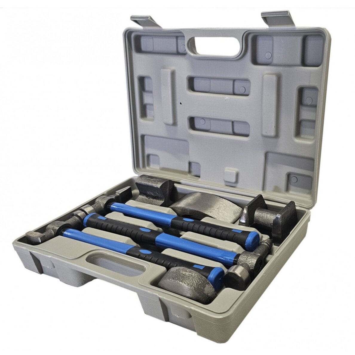 Plaktukų ir kumštelių rinkinys kėbulo darbams | 7 vnt. (H2509) Plaktukų ir kumštelių rinkinys kėbulo darbams | 7 vnt. (H2509)