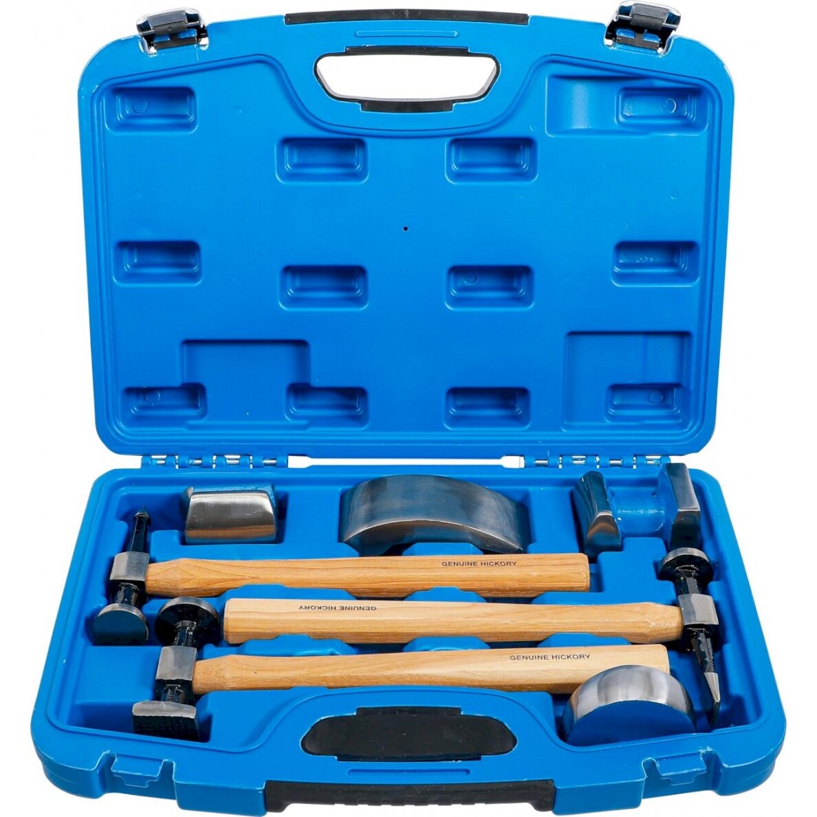 Plaktukų rinkinys kėbulo darbams su priekalais | 7 vnt. (1672) Plaktukų rinkinys kėbulo darbams su priekalais | 7 vnt. (1672)