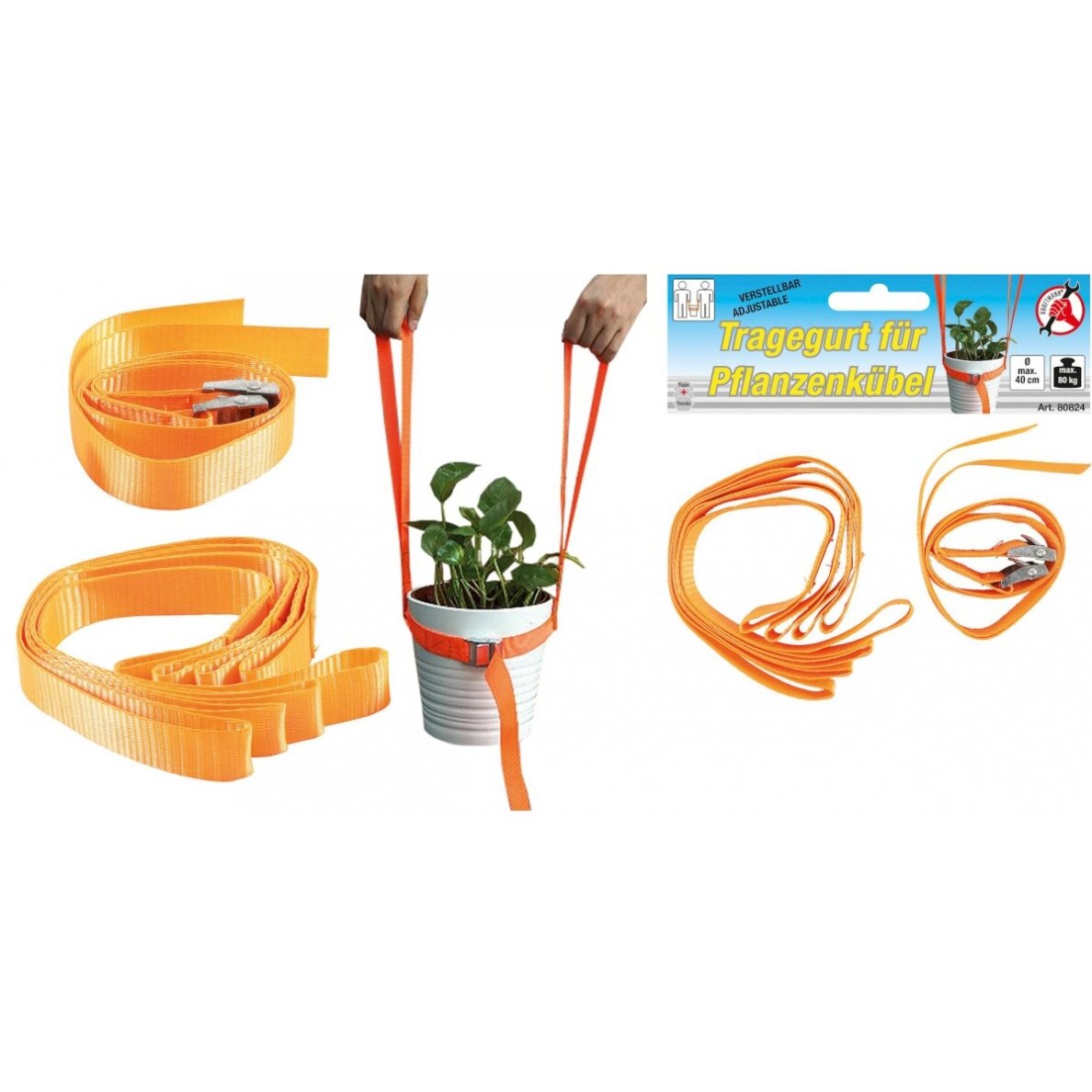 Plantacinis pernešimo diržas | 2 vnt. (80824)