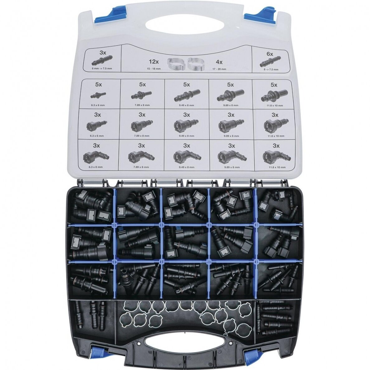 Plastikinių vamzdelių ir jungčių asortimentas | 95 vnt. (6776) 1 Plastikinių vamzdelių ir jungčių asortimentas | 95 vnt. (6776) 1