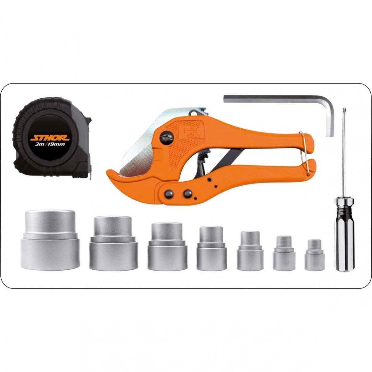 Plastikinių vamzdžių (PVC) suvirinimo aparatas Sthor, 0-300C 5 Plastikinių vamzdžių (PVC) suvirinimo aparatas Sthor, 0-300C 5