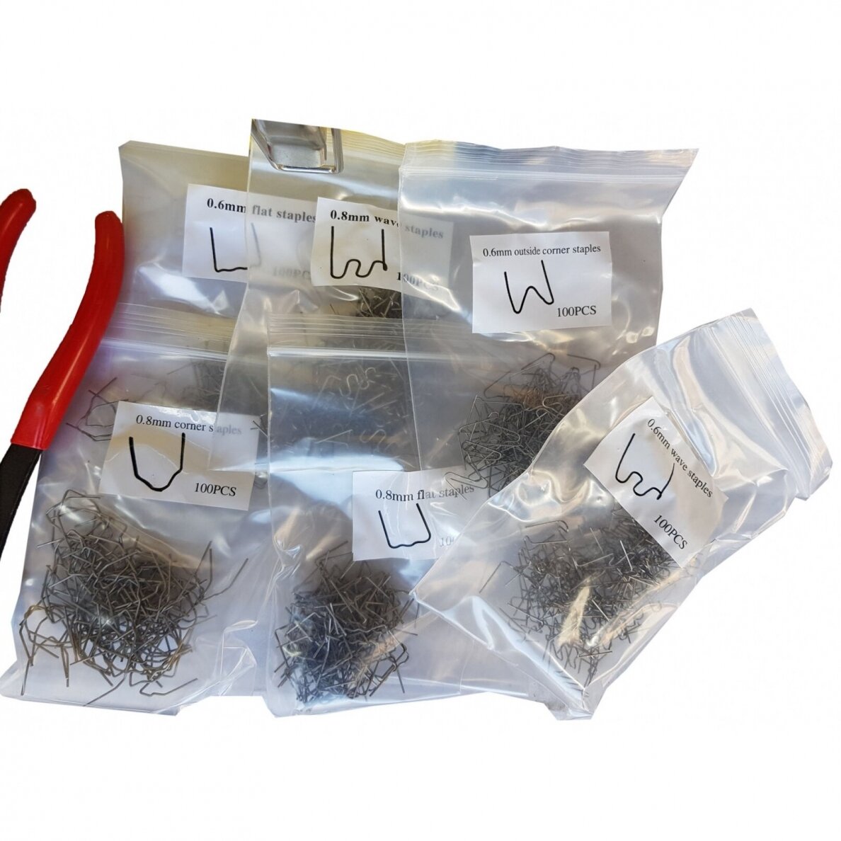 Plastiko remonto sistema / prietaisas | + 600 vnt kniedžių (HS08A) 2 Plastiko remonto sistema / prietaisas | + 600 vnt kniedžių (HS08A) 2