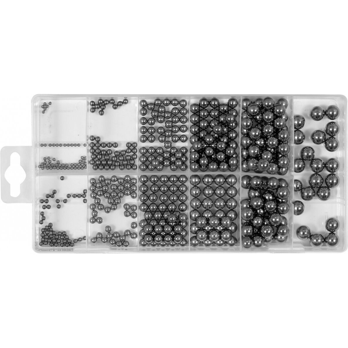 Plieninių šratų asortimentas | 470 vnt. (YT-06680) Plieninių šratų asortimentas | 470 vnt. (YT-06680)