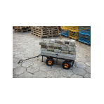 Plieninis sodo vežimėlis 300kg