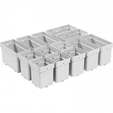 Plastikiniai konteineriai Festool 50x50/50x100x68-Set (578056) Plastikiniai konteineriai Festool 50x50/50x100x68-Set (578056)