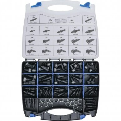 Plastikinių vamzdelių ir jungčių asortimentas | 95 vnt. (6776) 1 Plastikinių vamzdelių ir jungčių asortimentas | 95 vnt. (6776) 1