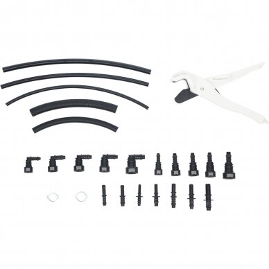 Plastikinių vamzdelių ir jungčių asortimentas | 95 vnt. (6776) 2 Plastikinių vamzdelių ir jungčių asortimentas | 95 vnt. (6776) 2