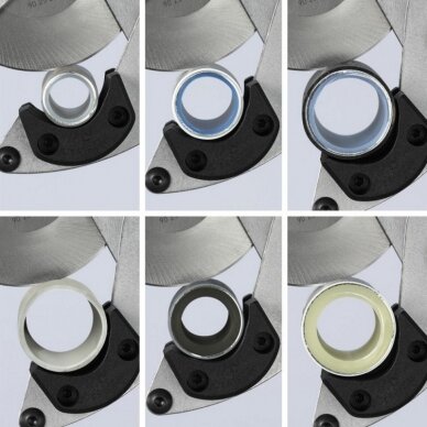 Plastikinių vamzdžių kirpimo replės KNIPEX 9025 7 Plastikinių vamzdžių kirpimo replės KNIPEX 9025 7