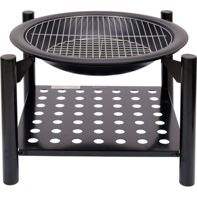 Plieninė krosnelė su malkų dėtuve Lund 99713, 50 cm 1 Plieninė krosnelė su malkų dėtuve Lund 99713, 50 cm 1