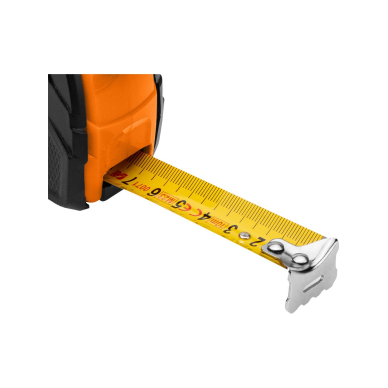 Plieninė ruletė 3 m x 16 mm, automatinis užraktas, du stabdymo mygtukai 7