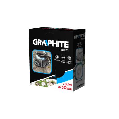 Plieninis vielinis šepetys dujiniam pjaustytuvui 150 x 25,4 mm, kietas 1 Plieninis vielinis šepetys dujiniam pjaustytuvui 150 x 25,4 mm, kietas 1