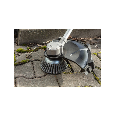 Plieninis vielinis šepetys dujiniam pjaustytuvui 150 x 25,4 mm, kietas 2