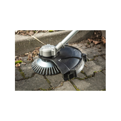 Plieninis vielinis šepetys dujiniam pjaustytuvui 200 x 25,4 mm, kietas 2