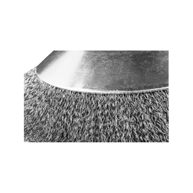 Plieninis vielinis šepetys dujiniam pjaustytuvui 200 x 25,4 mm, minkštas 3