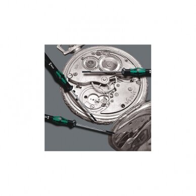 Plokščias atsuktuvas elektronikai WERA 2035 0,4x2,0x40mm 3 Plokščias atsuktuvas elektronikai WERA 2035 0,4x2,0x40mm 3