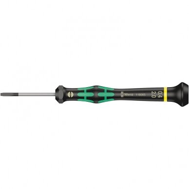 Plokščias atsuktuvas elektronikai WERA 2035 0,4x2,0x40mm Plokščias atsuktuvas elektronikai WERA 2035 0,4x2,0x40mm