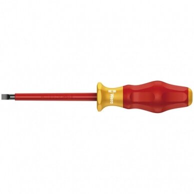 Plokščias atsuktuvas WERA 1160i VDE 0,6x3,5x100mm Plokščias atsuktuvas WERA 1160i VDE 0,6x3,5x100mm