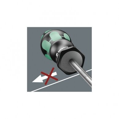 Plokščias atsuktuvas WERA 335 0,5x3x80 2 Plokščias atsuktuvas WERA 335 0,5x3x80 2