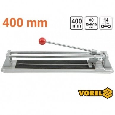 Plytelių pjaustymo staklės Vorel 400 mm (02400) 1