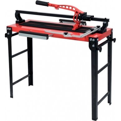 Plytelių pjaustytuvas 600 mm ilgio | su plieniniu stalu (YT-37040) Plytelių pjaustytuvas 600 mm ilgio | su plieniniu stalu (YT-37040)