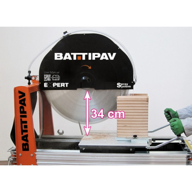 Plytų ir blokelių pjovimo staklės BATTIPAV Expert 700 2