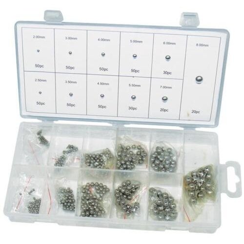 Plieninių šratų asortimentas | 450 vnt. (SK3169) Plieninių šratų asortimentas | 450 vnt. (SK3169)