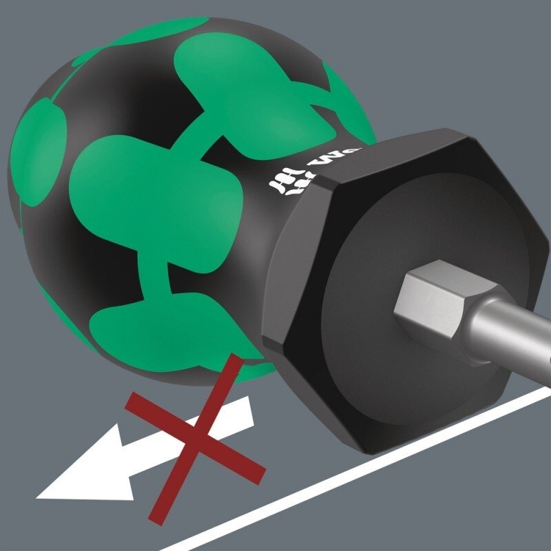 Plokščias atsuktuvas WERA 335 1,2x6,5x24,5 2 Plokščias atsuktuvas WERA 335 1,2x6,5x24,5 2