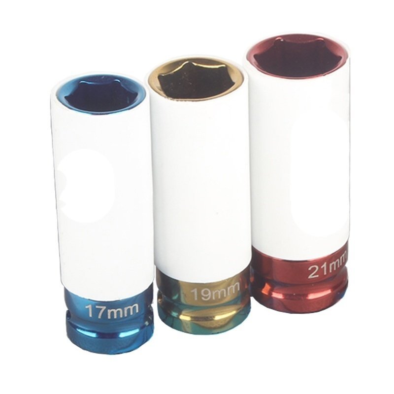 Plonasienių smūginių galvučių rinkinys su apsaugom ESSEN TOOLS 12,5 mm (1/2") 17/19/21 mm 1 Plonasienių smūginių galvučių rinkinys su apsaugom ESSEN TOOLS 12,5 mm (1/2") 17/19/21 mm 1